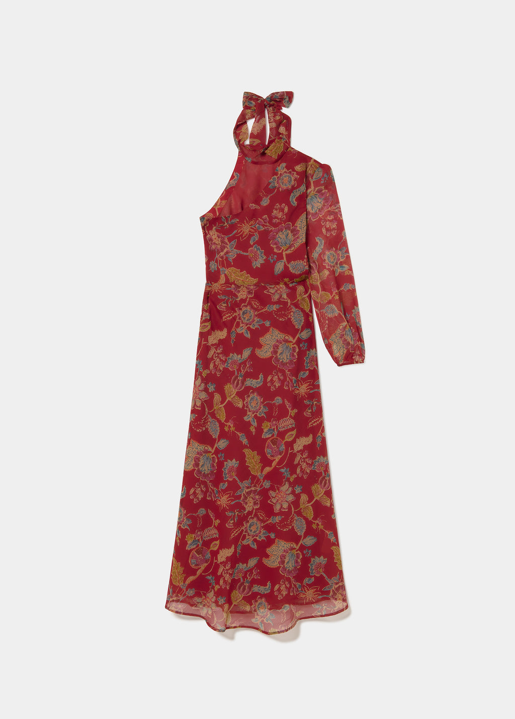 Vestit llarg estampat