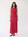 Langes Jacquard-Kleid